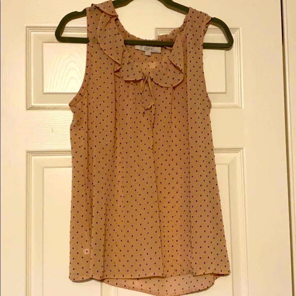 LOFT sheer top